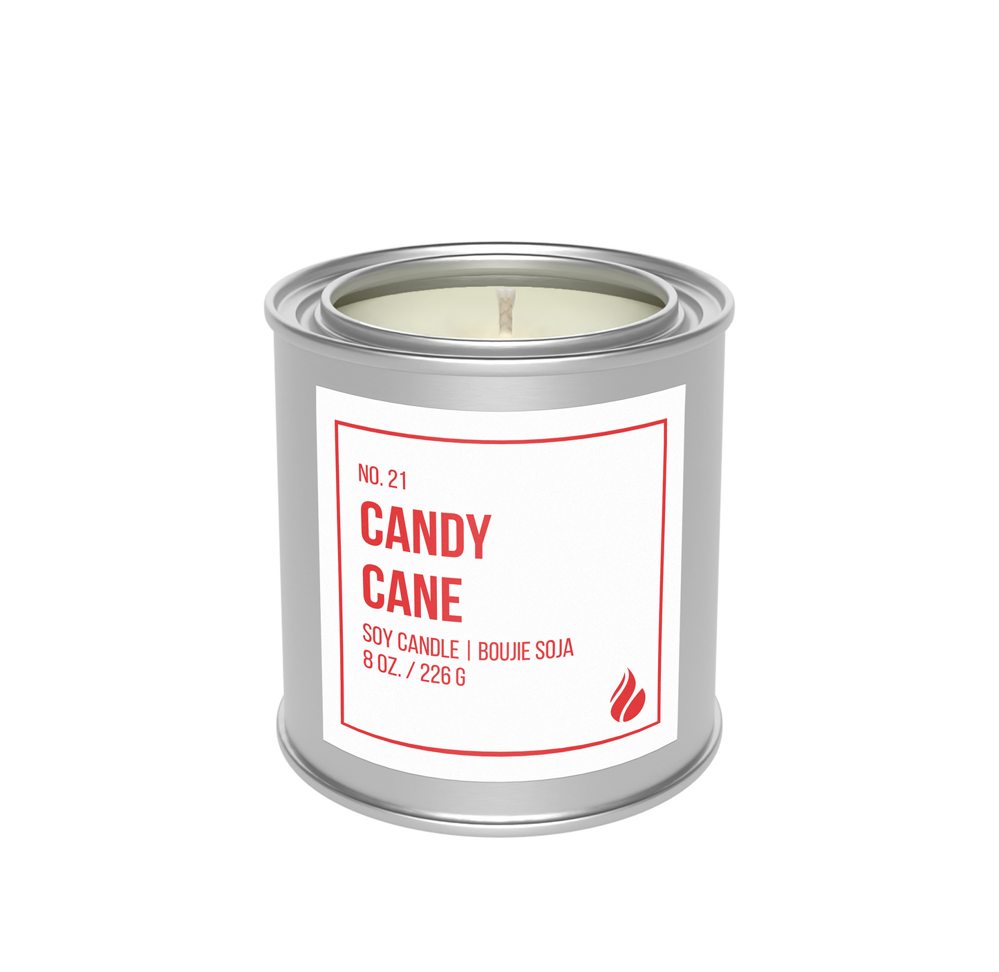 Candy Cane Candle