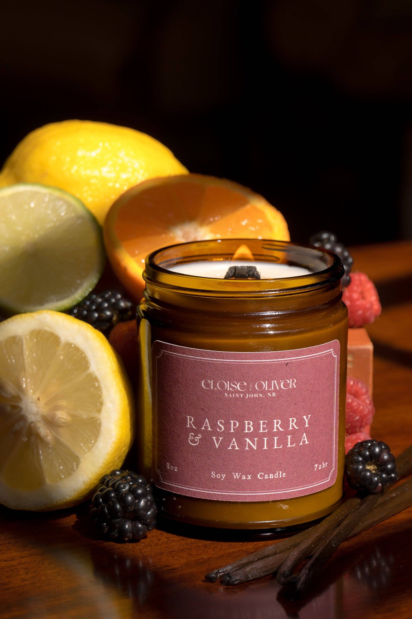 Raspberry and Vanilla Candle