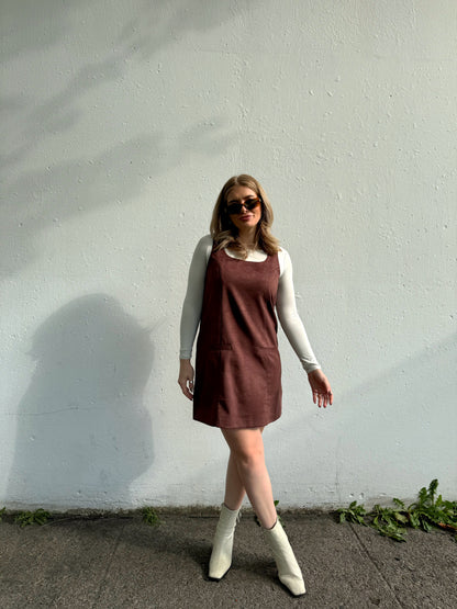 Yazmin Suede Dress