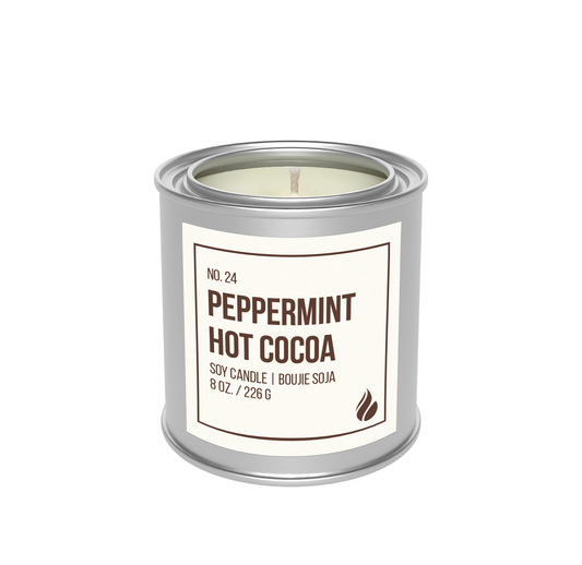 Peppermint Hot Cocoa Candle