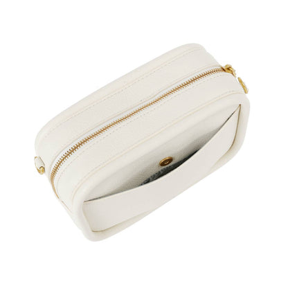 Erika Recycled Vegan Crossbody Bag in Black Pebbled
