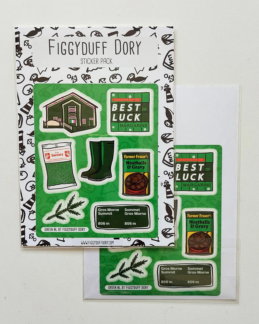 Green NL Sticker Pack