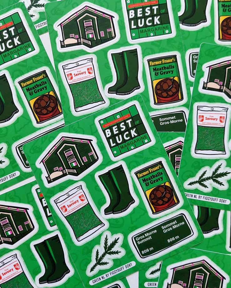 Green NL Sticker Pack