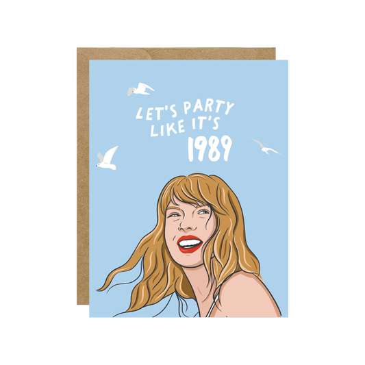 Taylor Let's Party Like It's 1989 Card