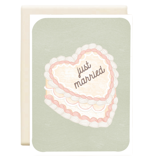 Just Married Wedding Card