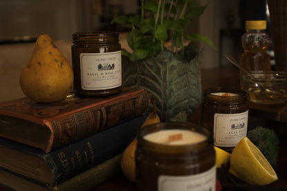 Basil and Bosc Pear Candle