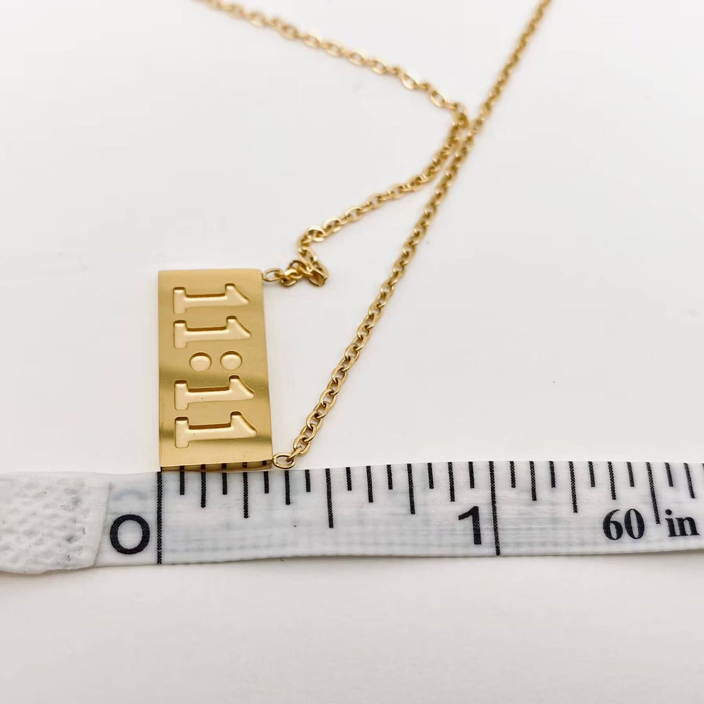 11:11 Necklace in Silver