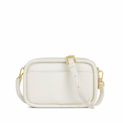 Erika Recycled Vegan Crossbody Bag in Black Pebbled