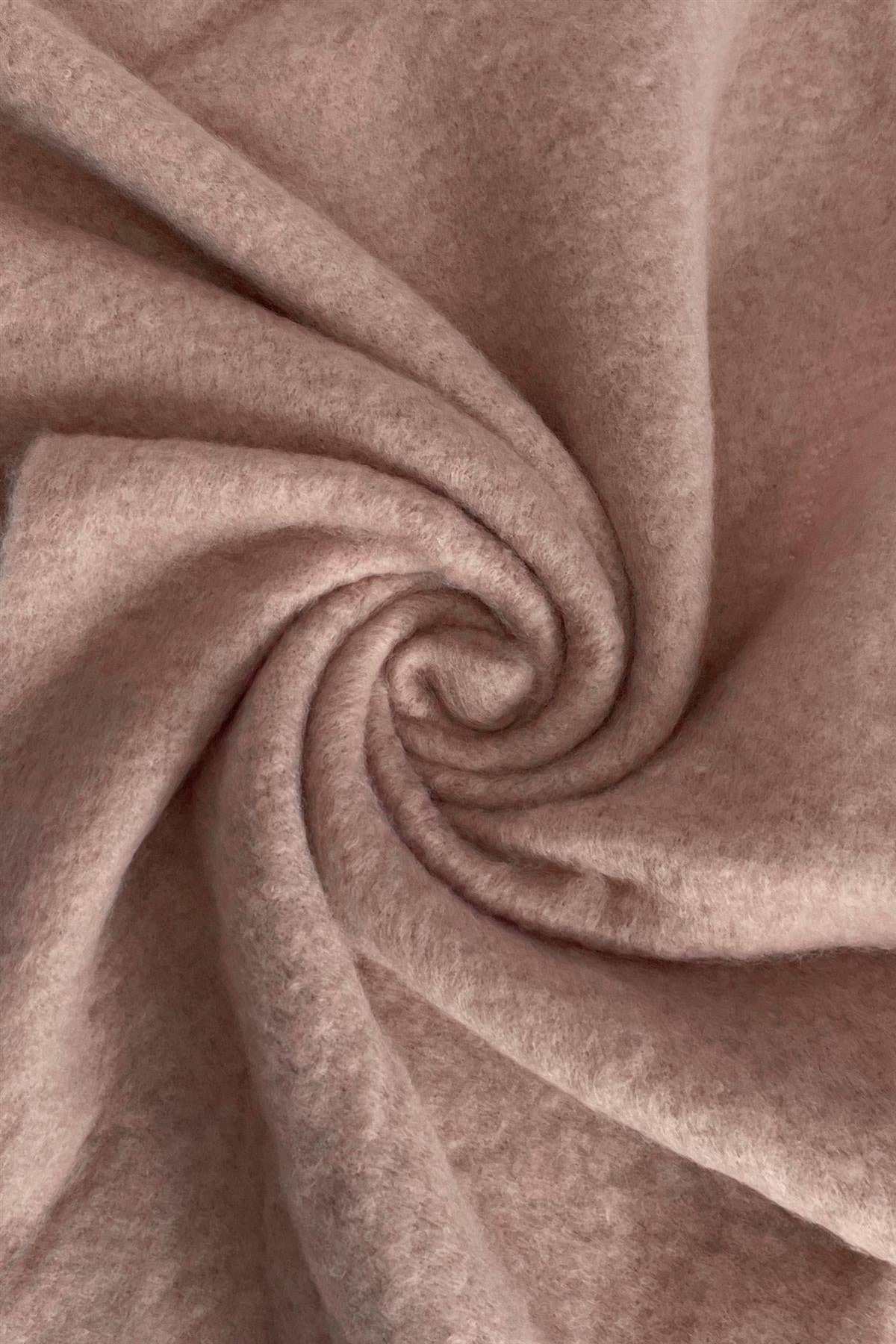 Tassel Blanket Scarf: Dusty Pink - FINAL SALE