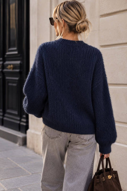 Avi Sweater in Navy