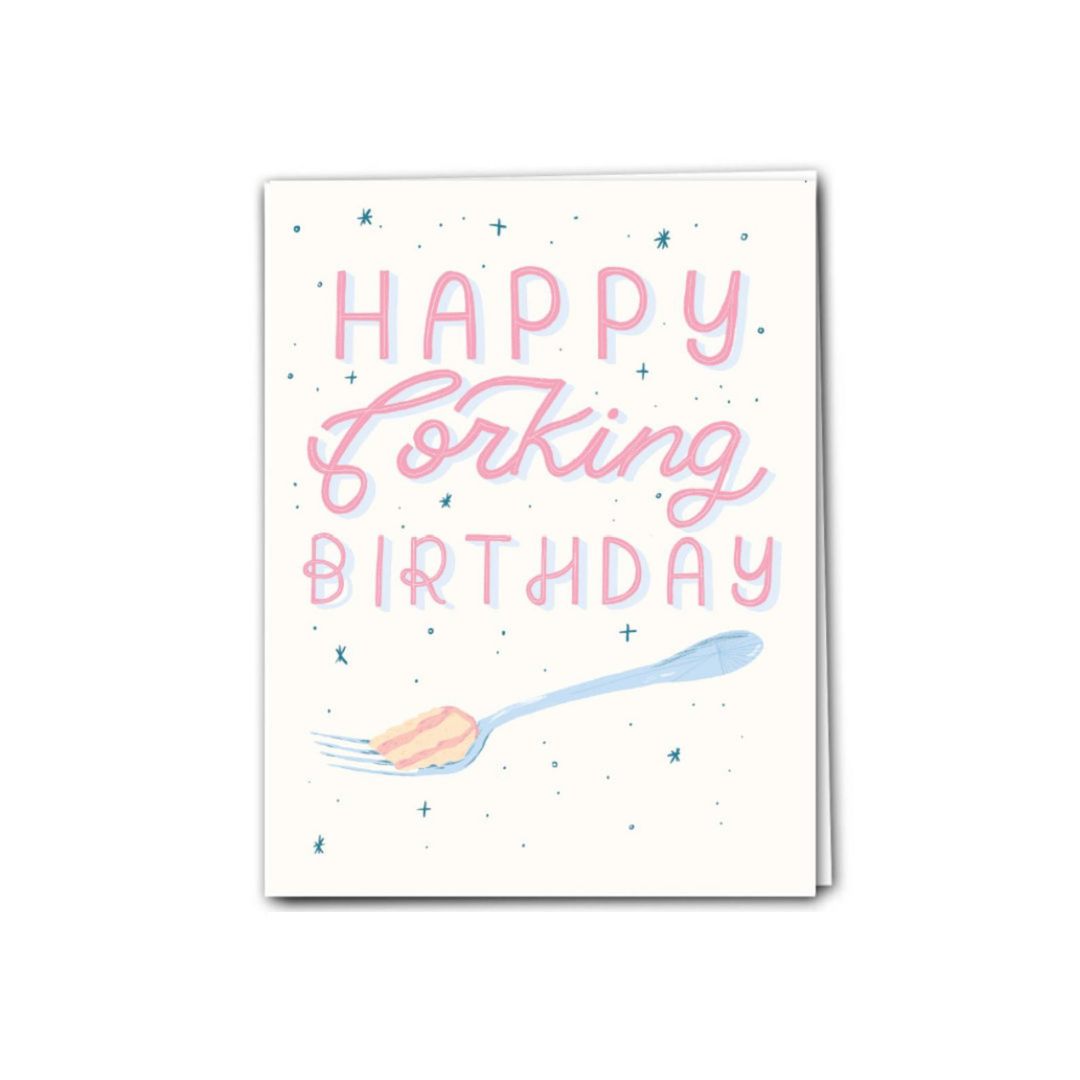 Happy Forking Birthday Card