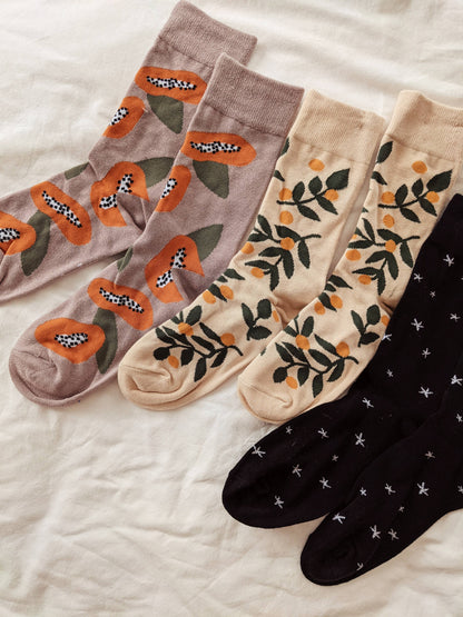 Mandarin Cotton Socks