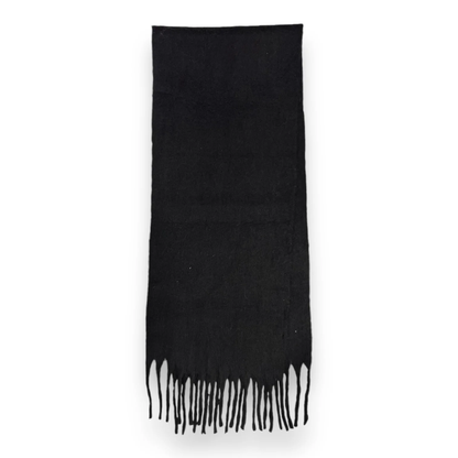 Fluffy Scarf in Black