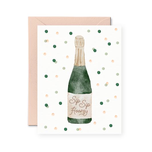 Sip Sip Hooray Card