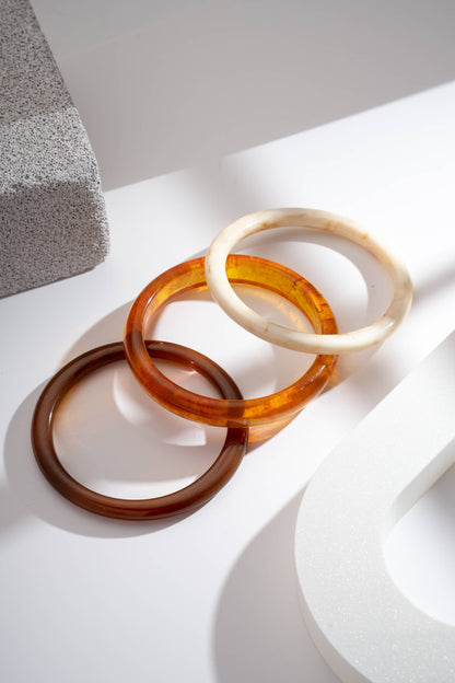 Set of 3 Small Resin Bracelets