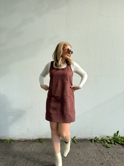 Yazmin Suede Dress