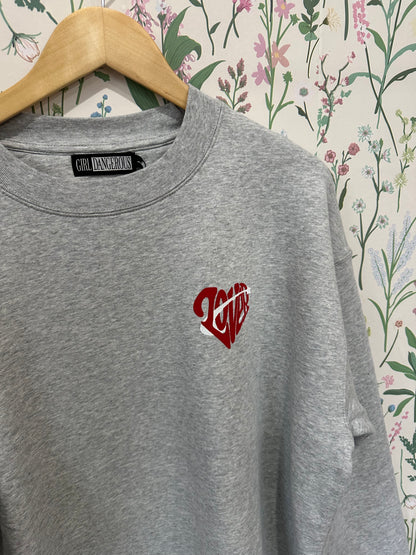 Lover Heart Crewneck Sweatshirt