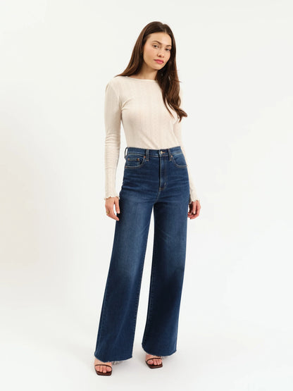 Far Out High Rise Jeans in Waterfall