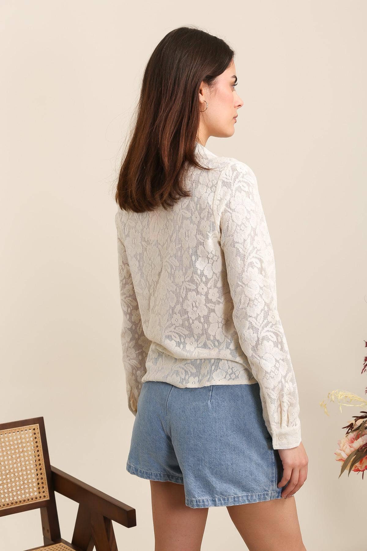 Chloe Floral Lace Top