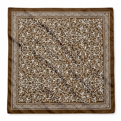 Chocolate Patterned Scarf