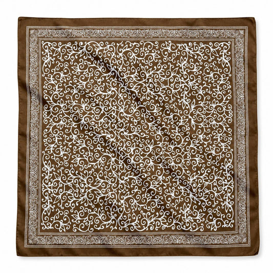 Chocolate Patterned Scarf