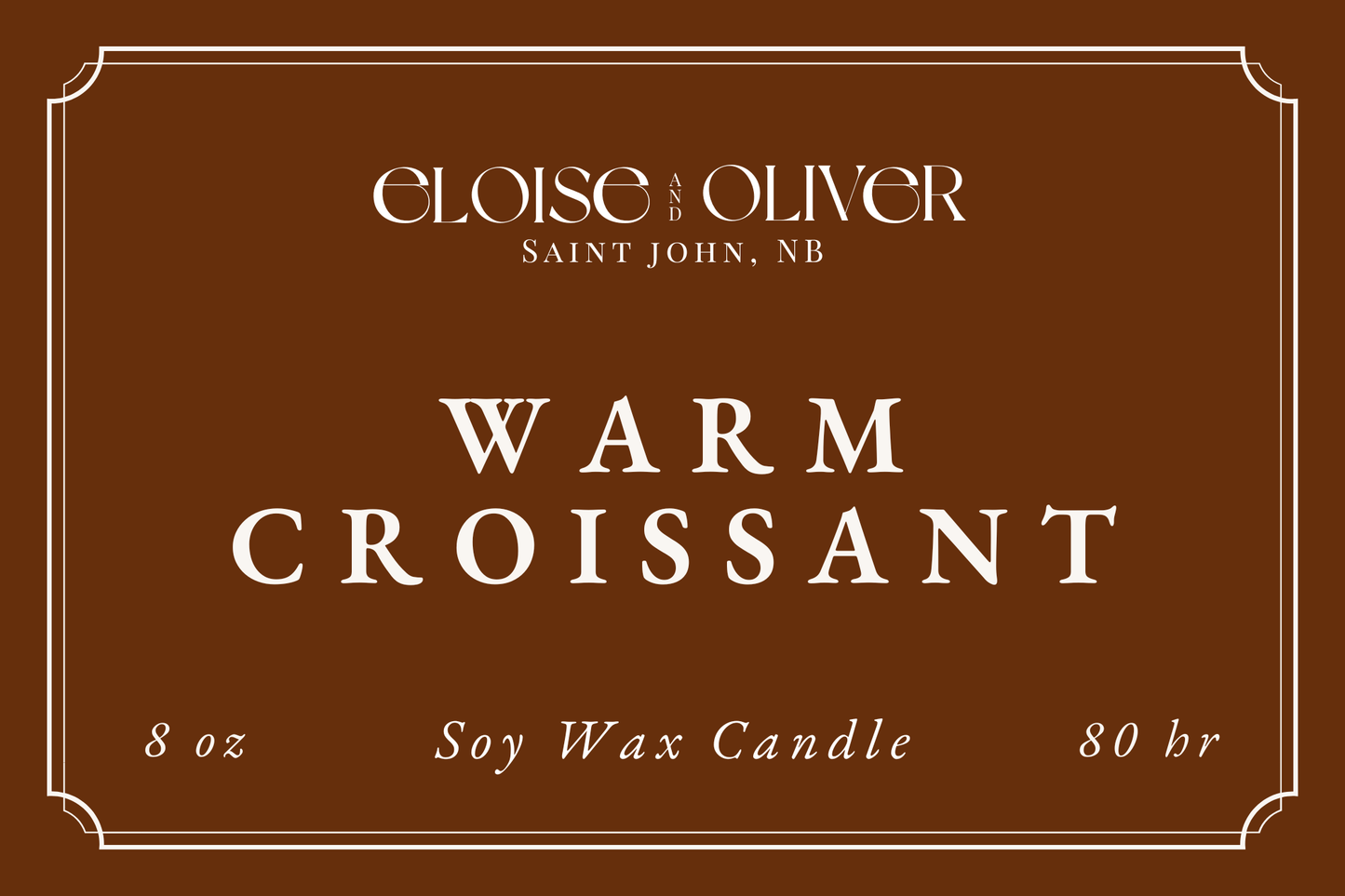 Warm Croissant Candle