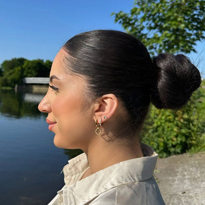 Simple Clover Earrings