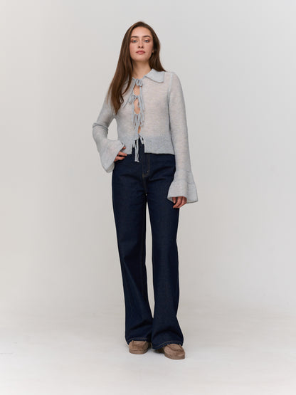 Anna Tie Front Sweater