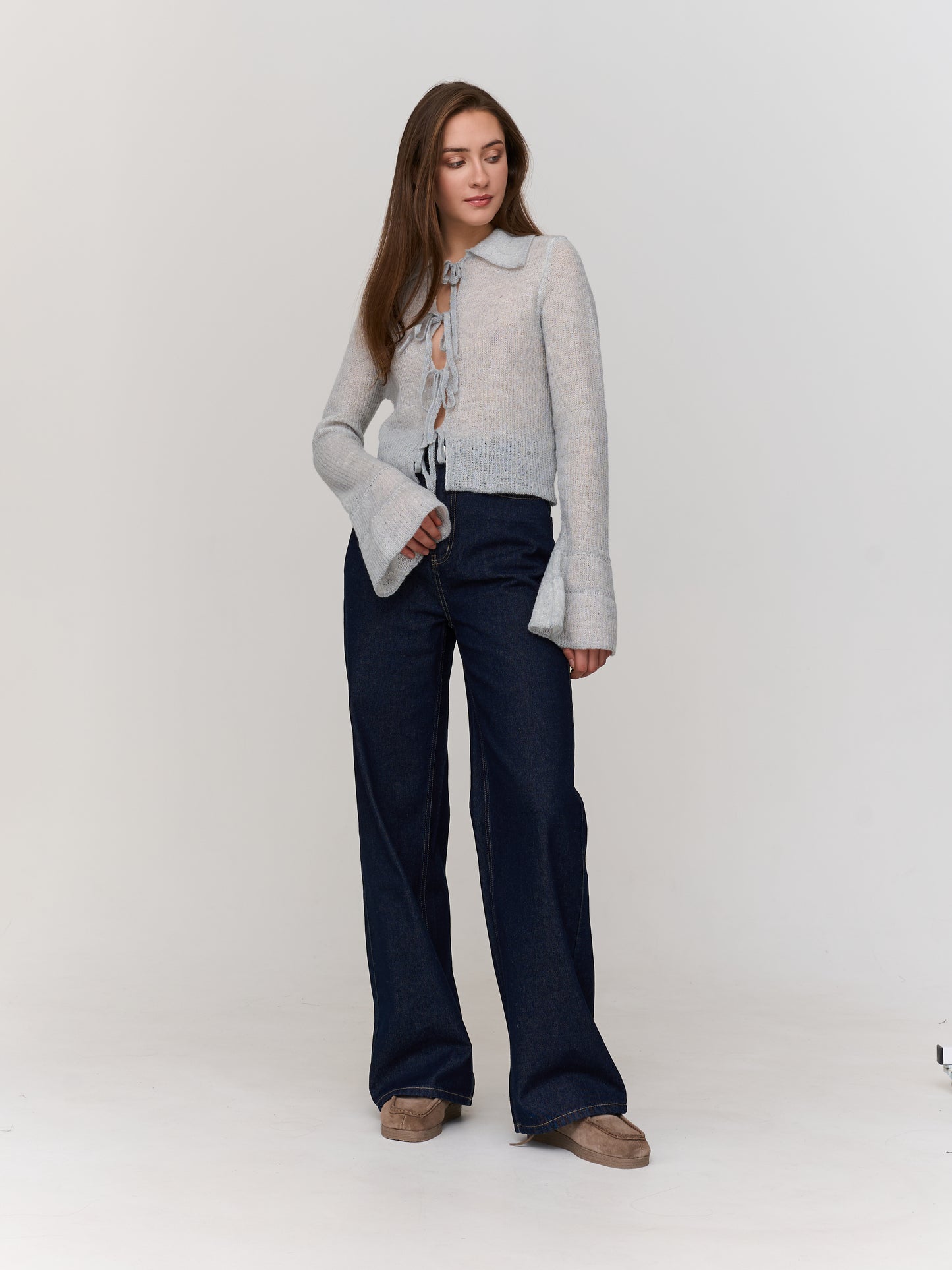 Anna Tie Front Sweater