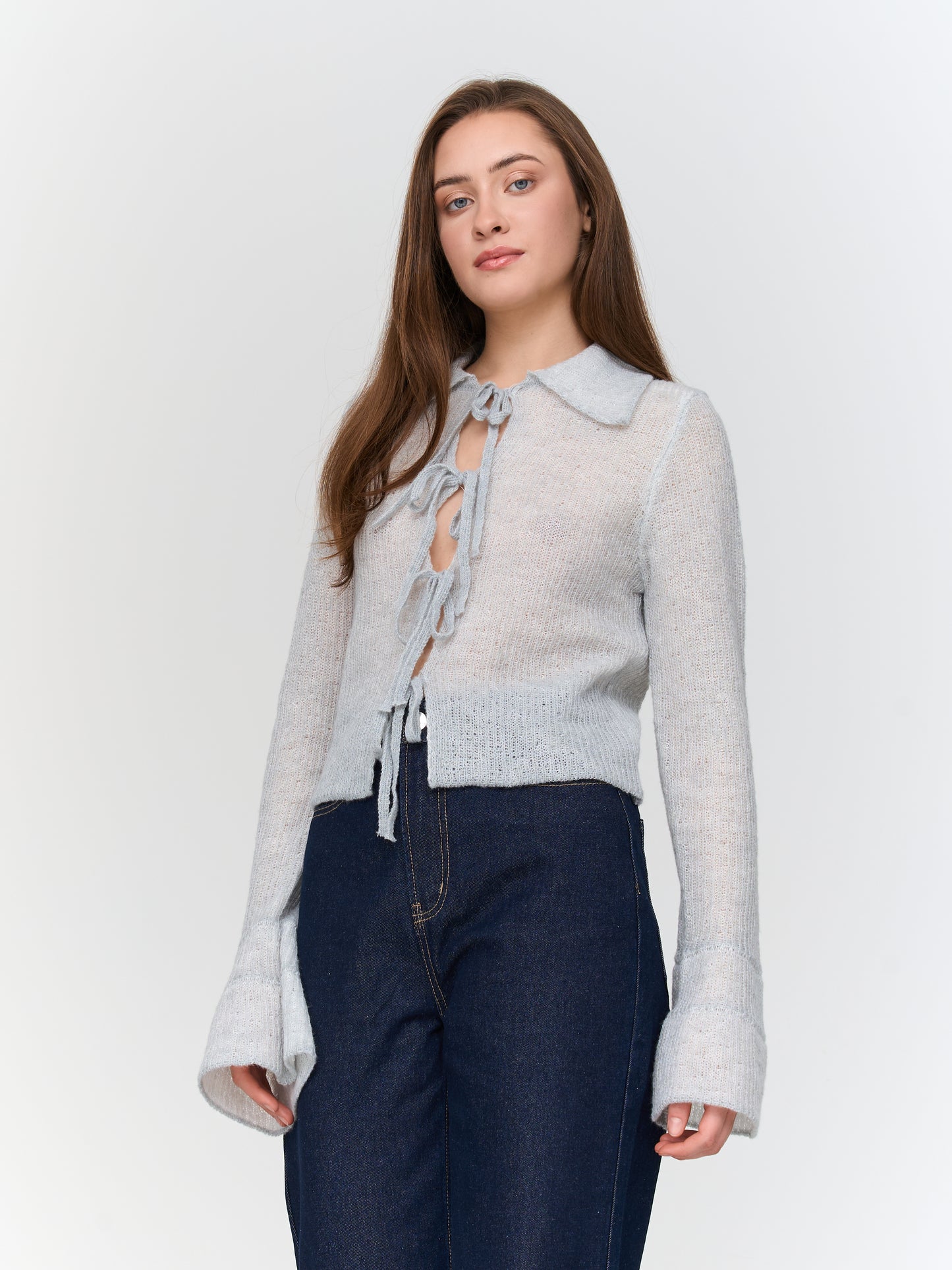 Anna Tie Front Sweater