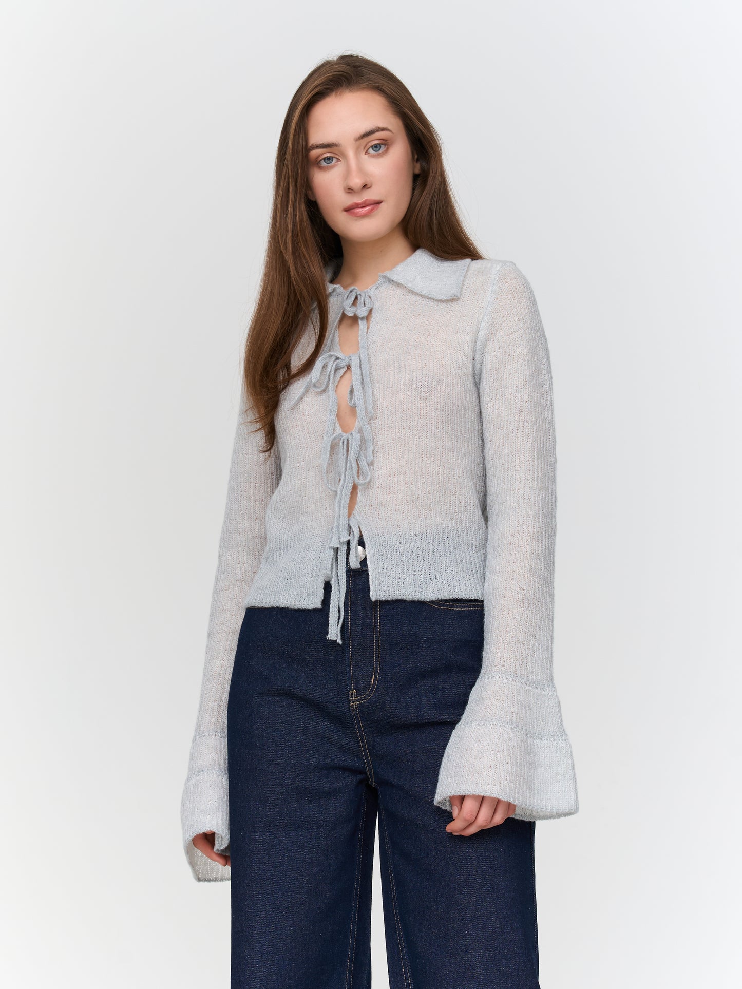 Anna Tie Front Sweater