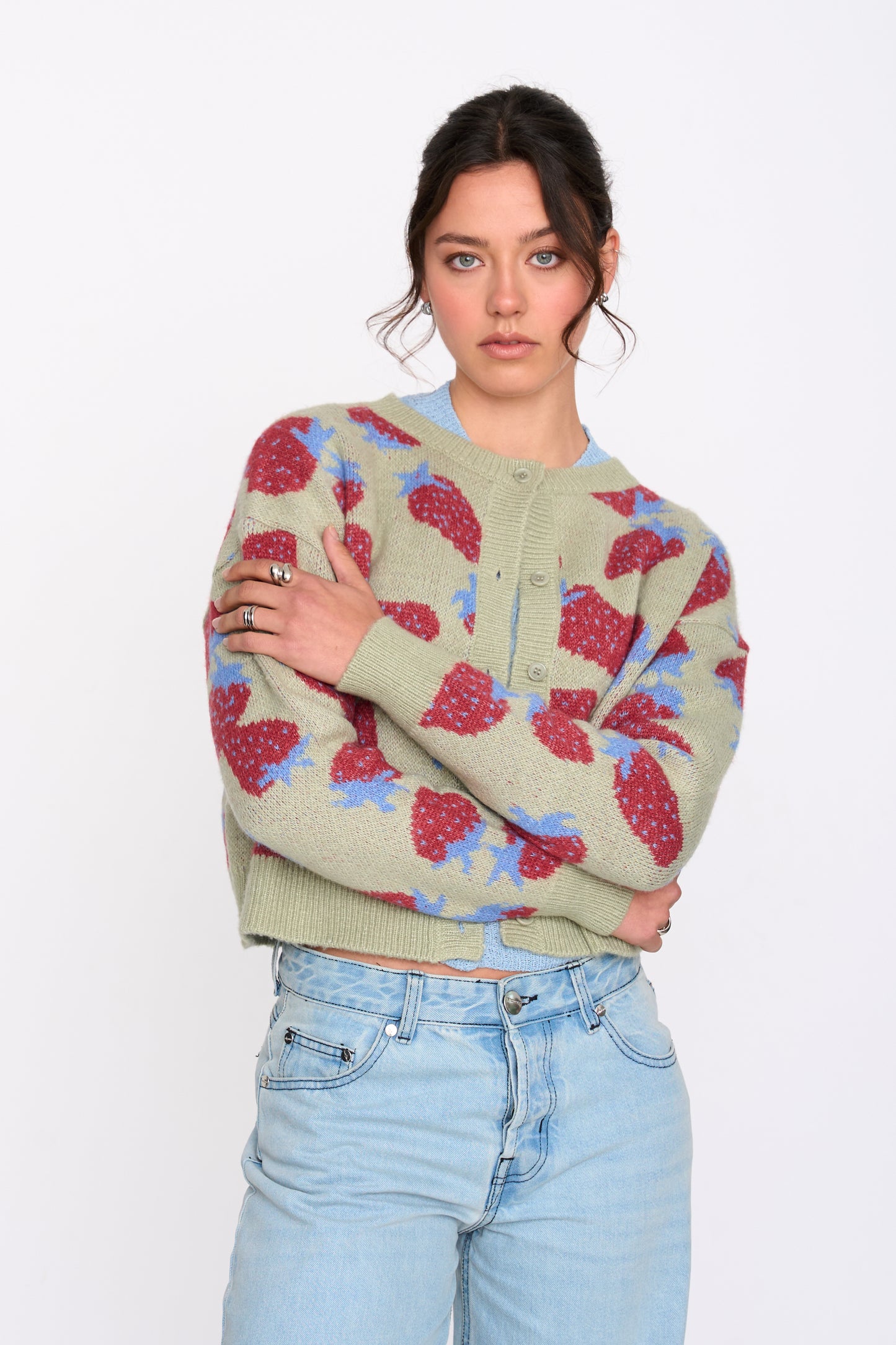 Strawberry Cardigan
