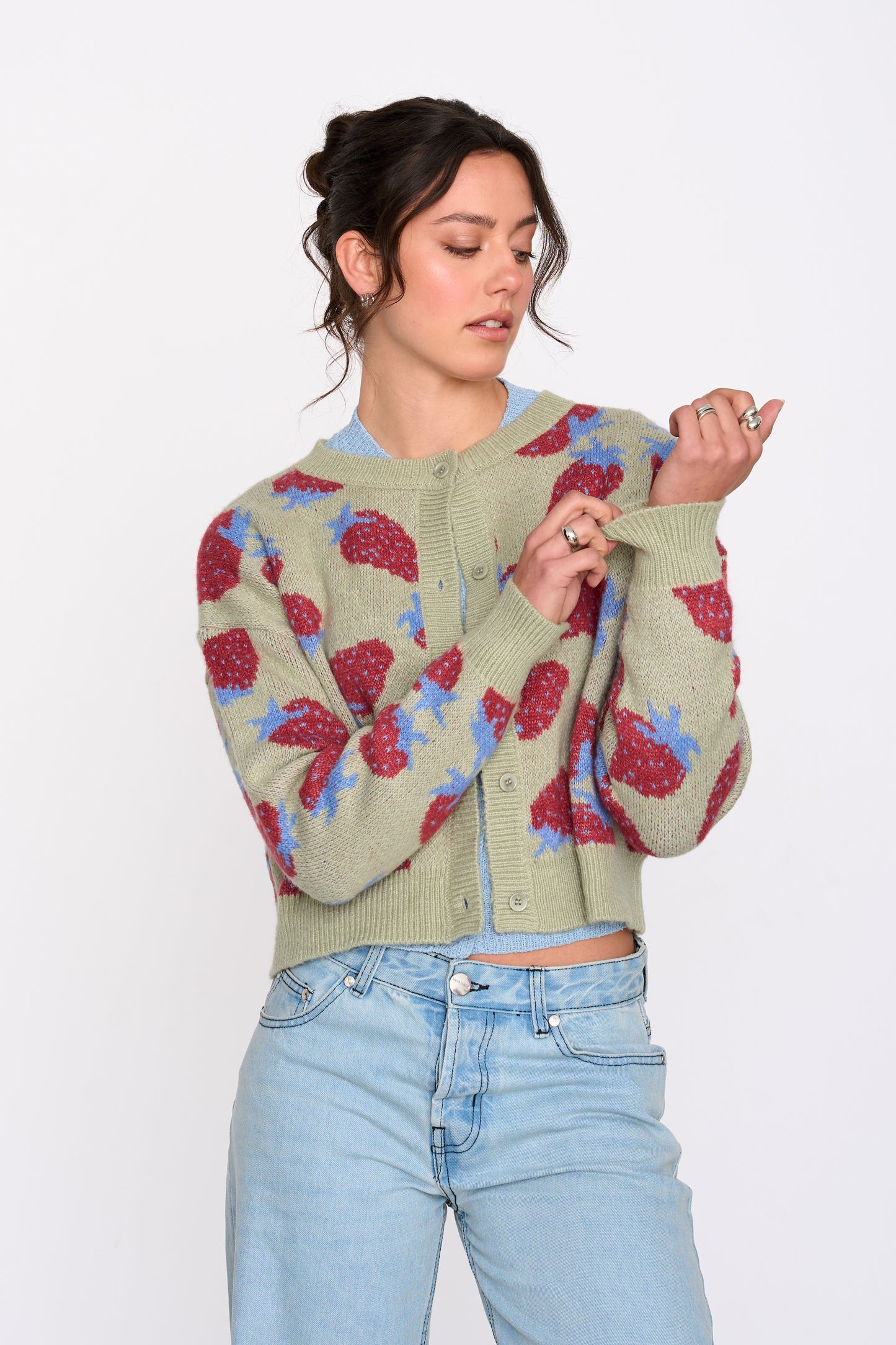 Strawberry Cardigan