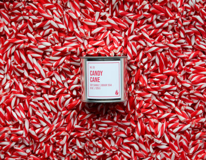 Candy Cane Candle