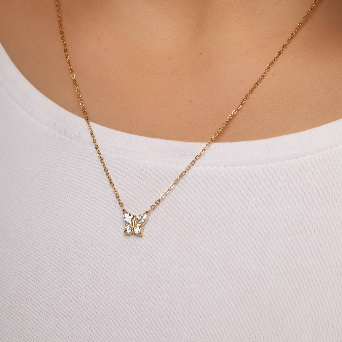 Shine Butterfly Necklace