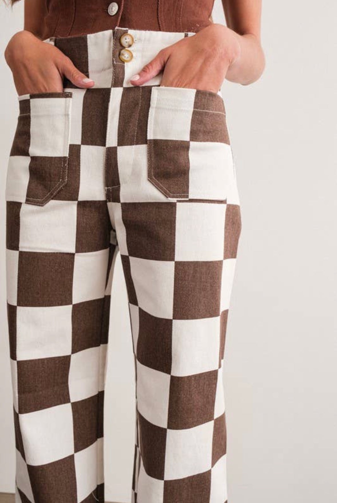Amiyah Checkered Pant