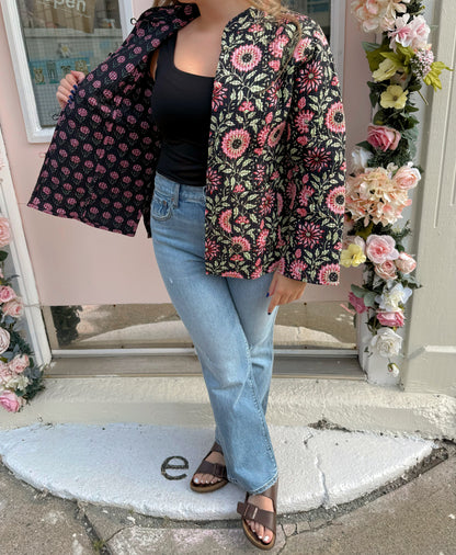 Mari Quilted Reversible Jacket  