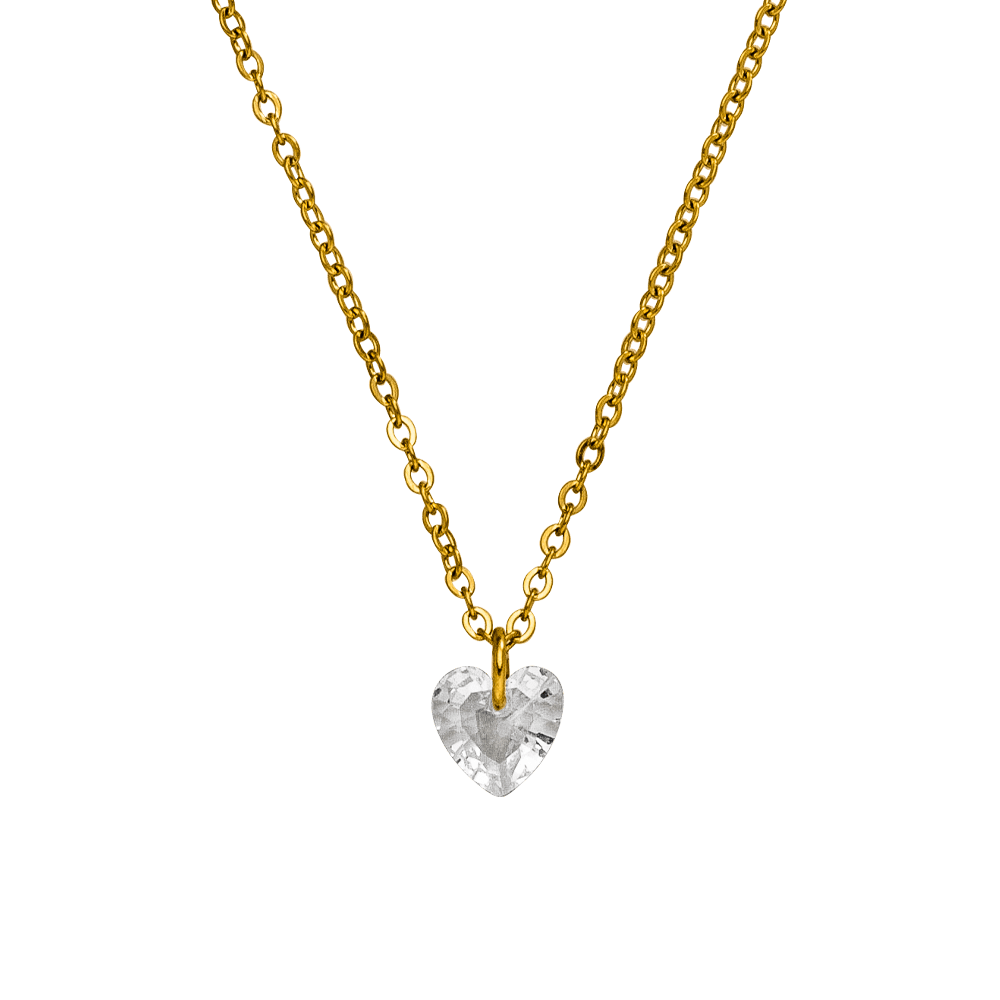 Stone Heart Necklace