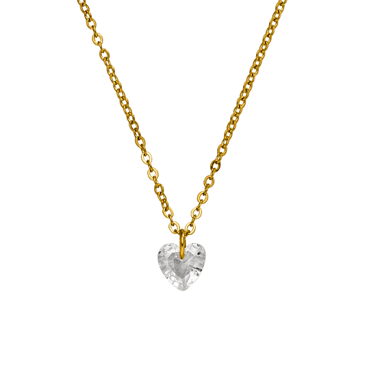 Stone Heart Necklace