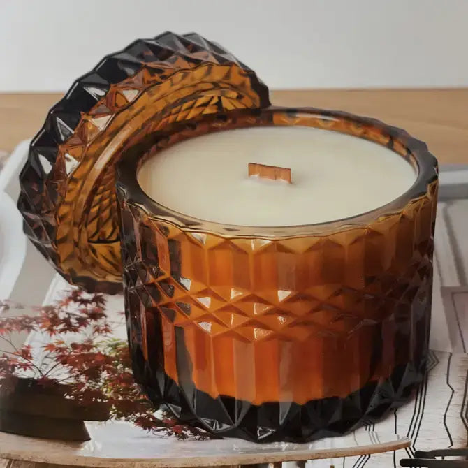 Warm Croissant Jewel Candle