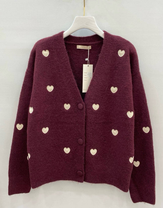 Romantic Heart Cardigan