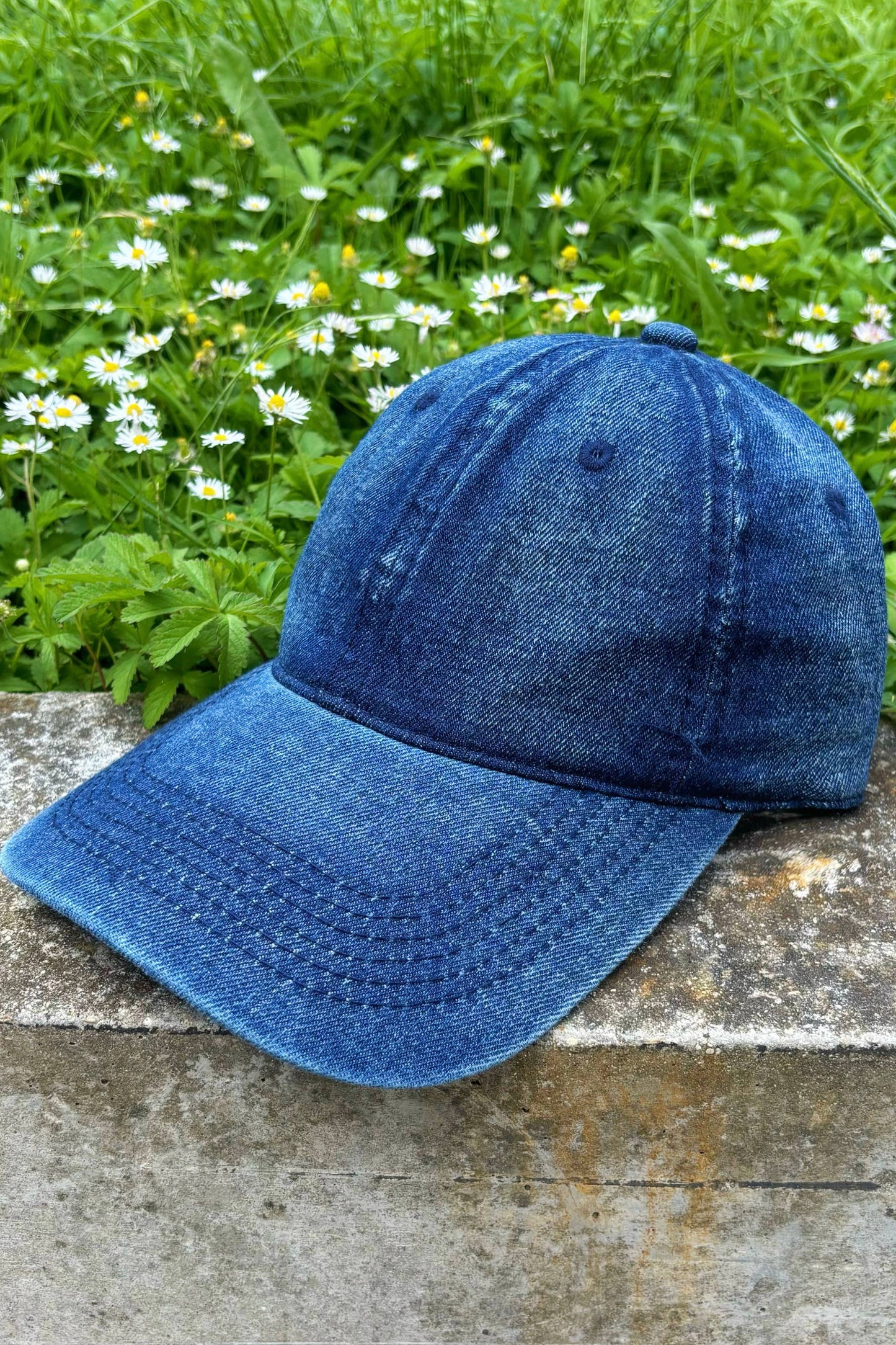 Dark Blue Denim Hat