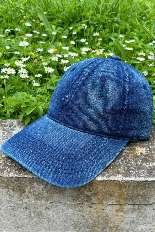 Dark Blue Denim Hat