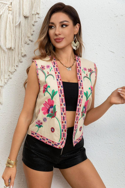 Hannah Embroidered Vest