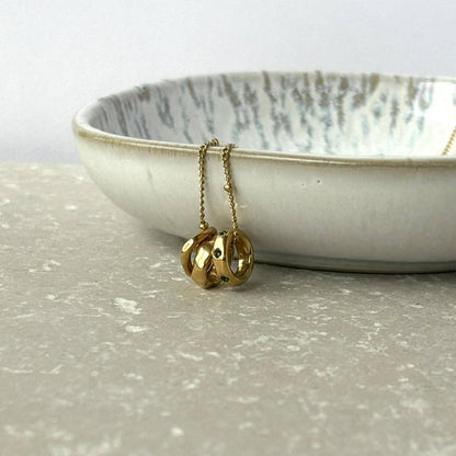 Ring Trio Necklace