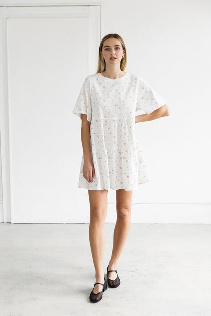 Floral Tiered Dress
