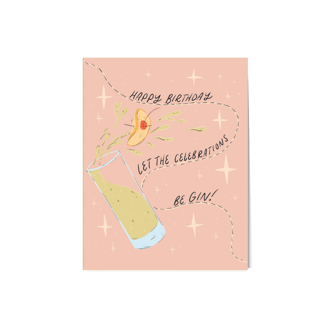Be-Gin Birthday Card
