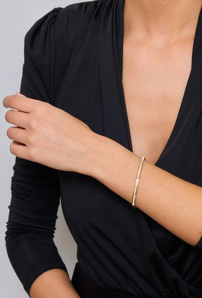 Rhinestone Bangle Bracelet