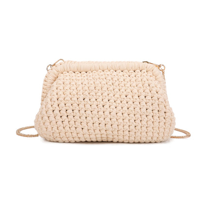 Grace Crochet Metal Clutch
