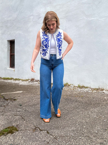 Melinda Embroidered Vest